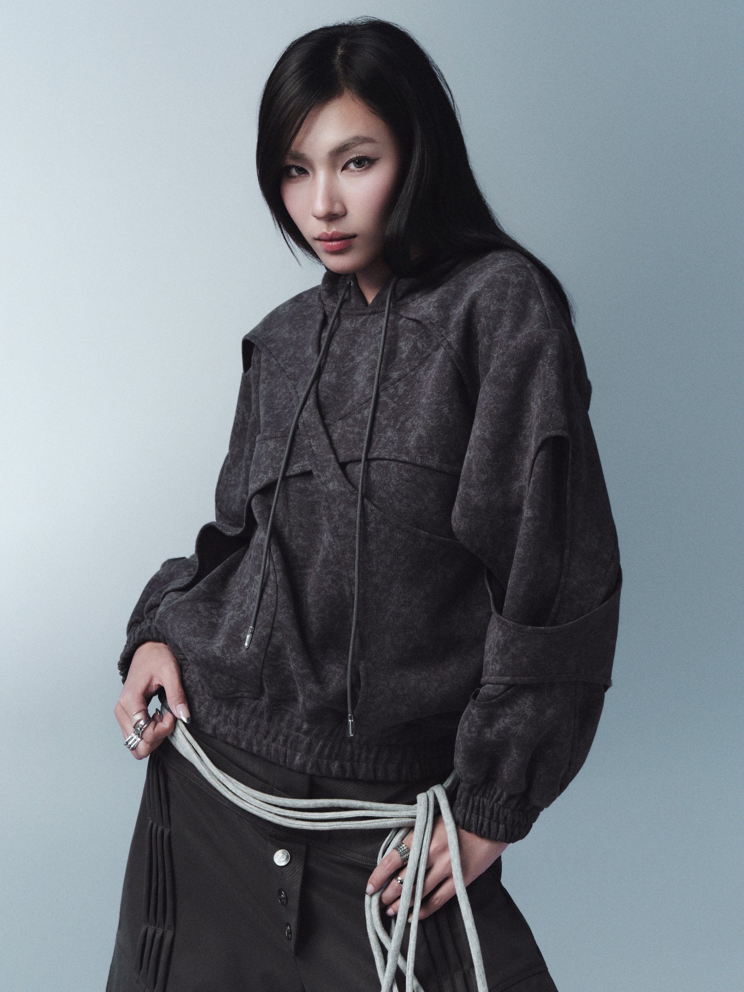 Darius Pants (Grey Black) — Bunnyhill