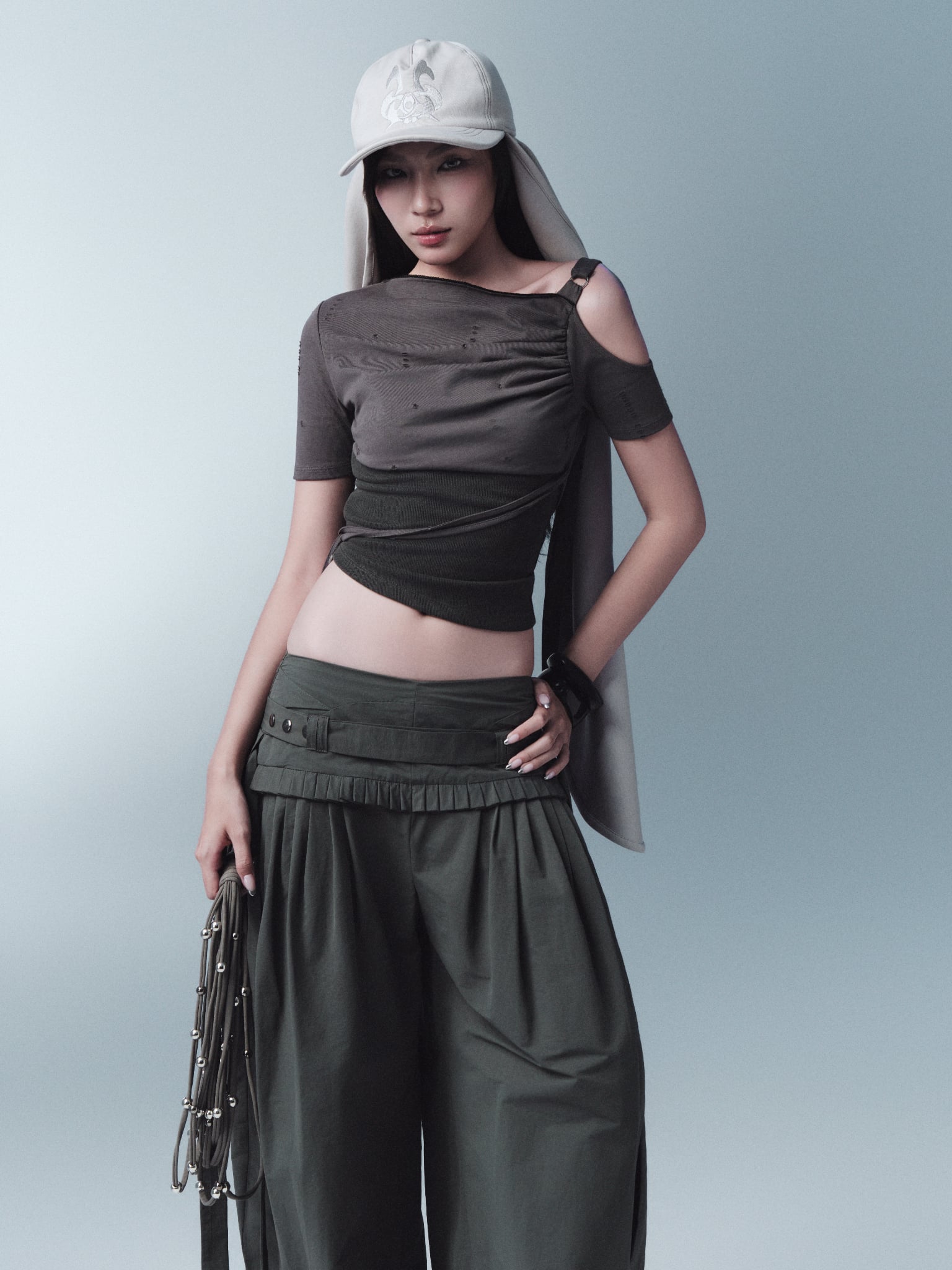 Grena Top (Dark Grey) — Bunnyhill