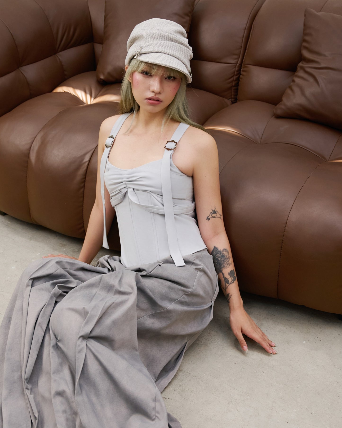 Radbitle Top (Grey) — Bunnyhill
