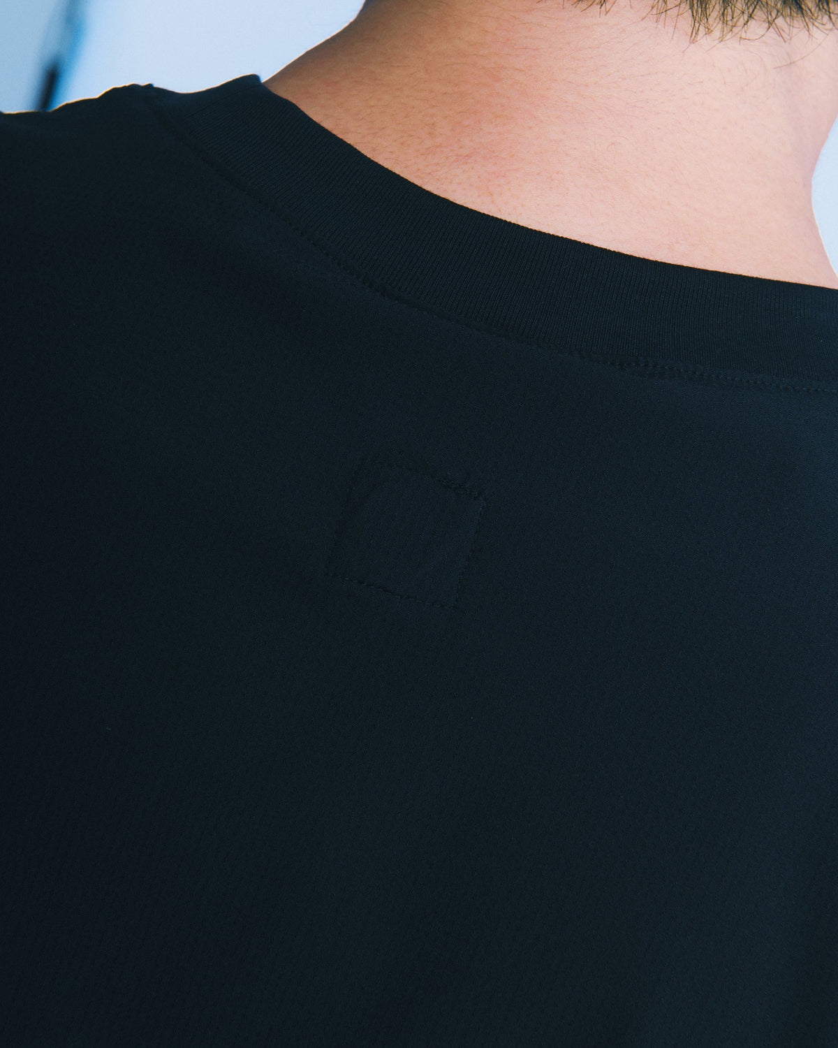 拼接短袖 Tee（深藍） Drift Panel Tee｜細節