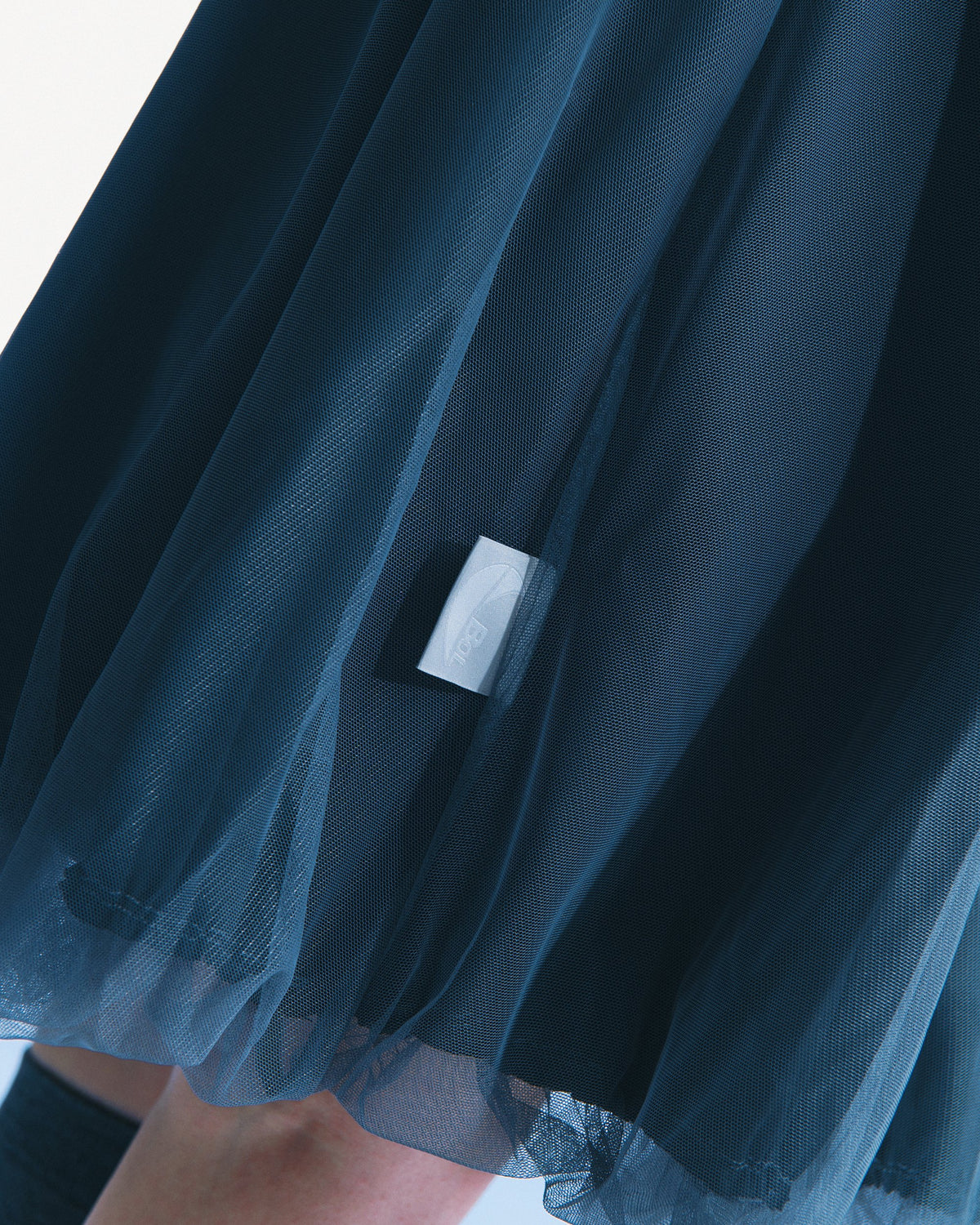網紗泡泡裙（炭灰） Tulle Bubble Skirt｜細節