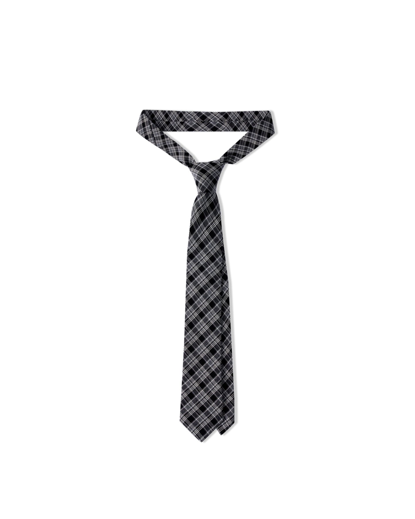 Lider CAROLINE TIE - Checked Black 領帶