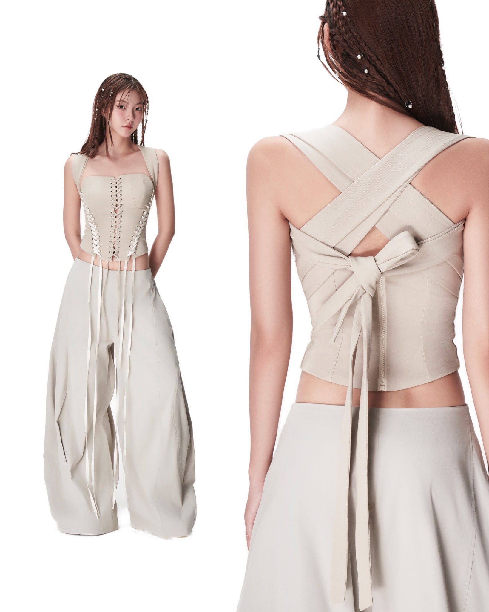 Panacea Top (Beige) — Bunnyhill