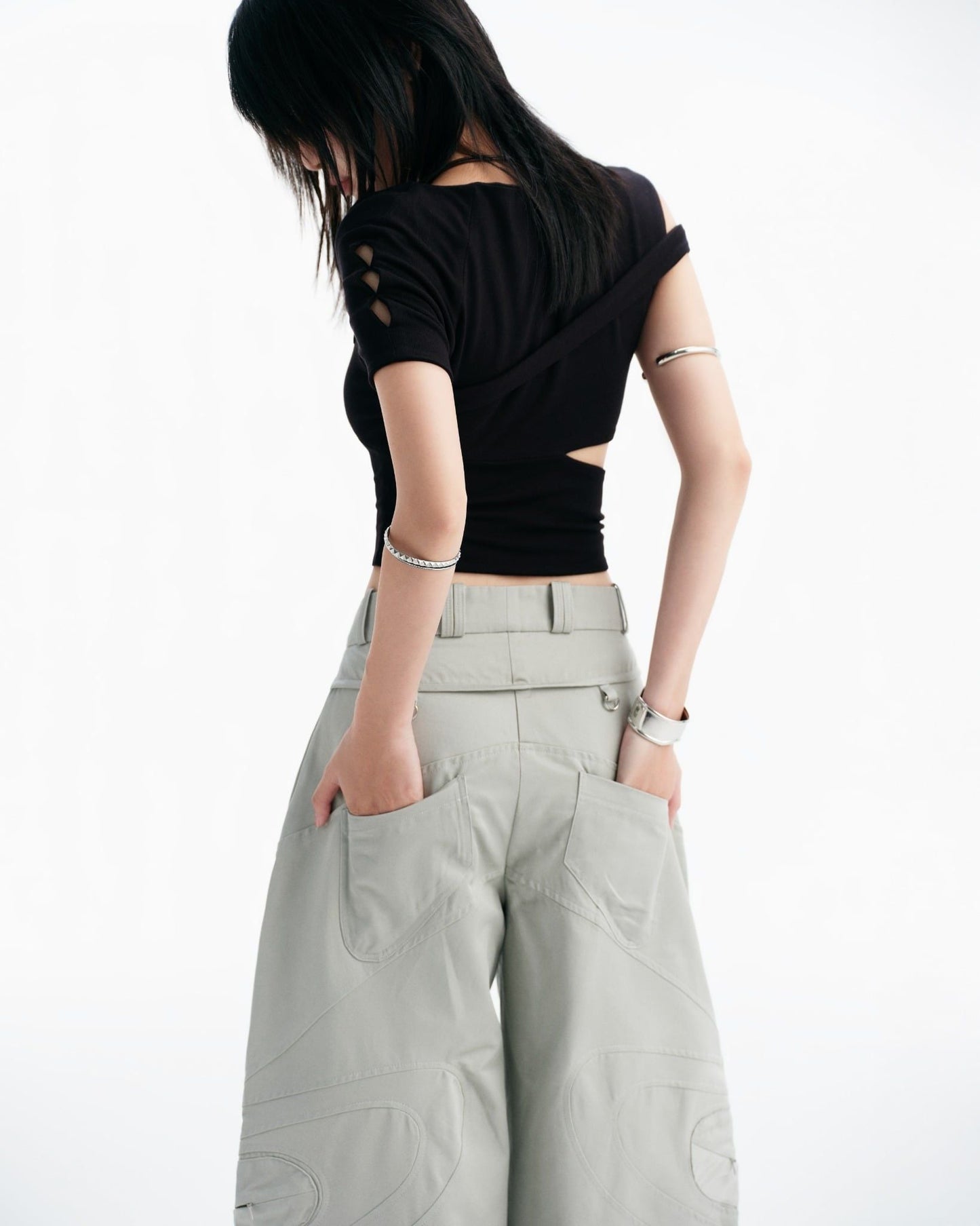 LUCIENNE LONG SLEEVE TOP BROWN | Bunnyhill 上衣 Top
