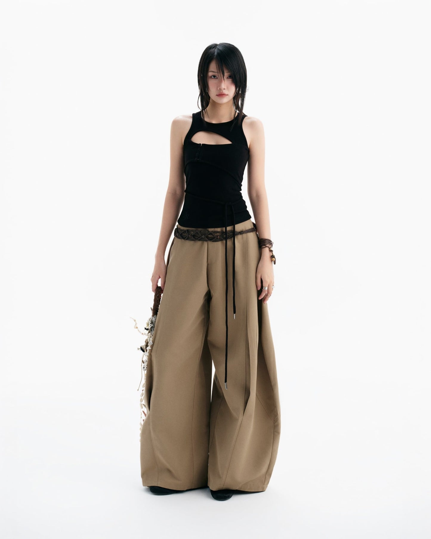 Conrad Sleeveless Top (Black) — Bunnyhill