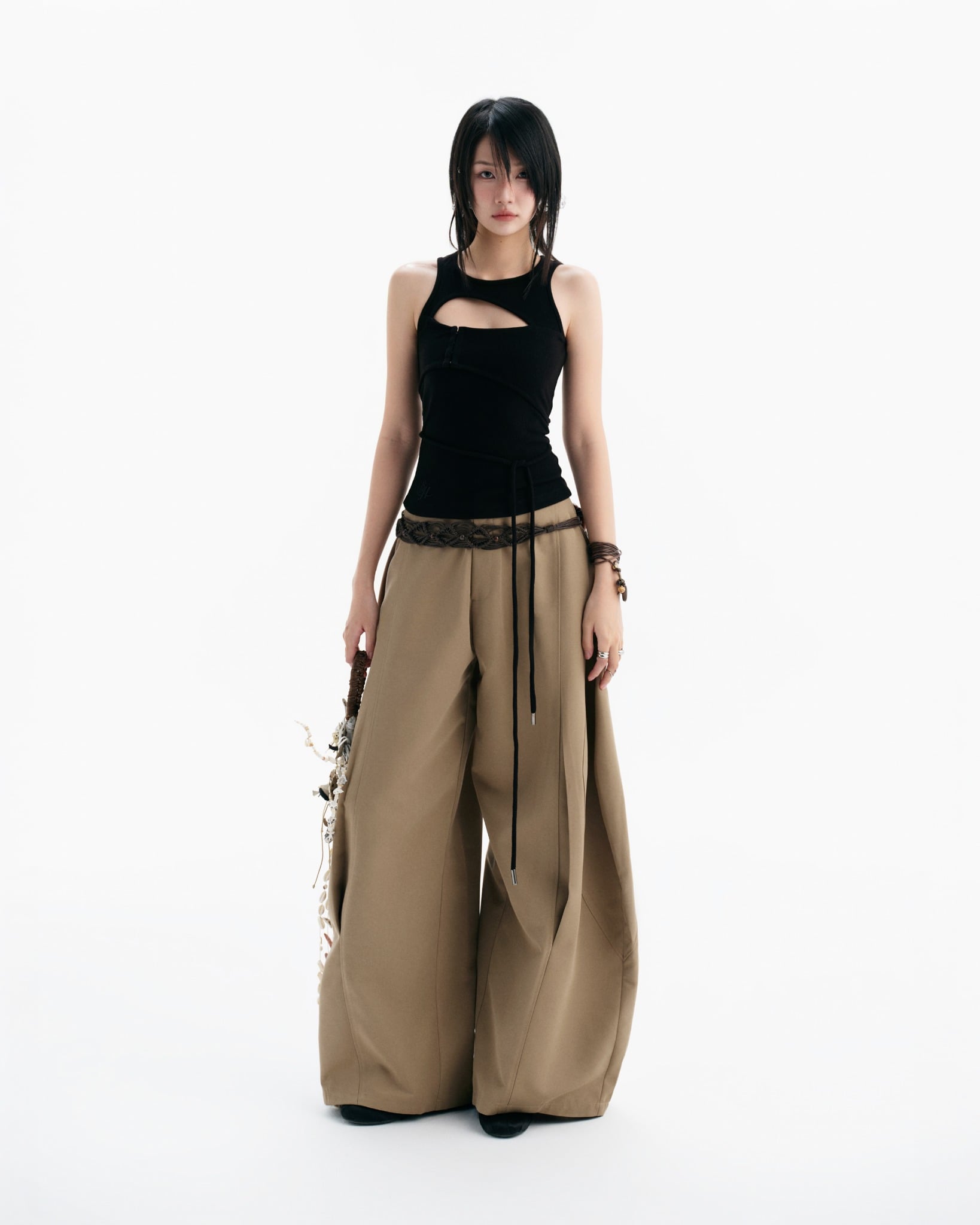 Conrad Sleeveless Top (Black) — Bunnyhill