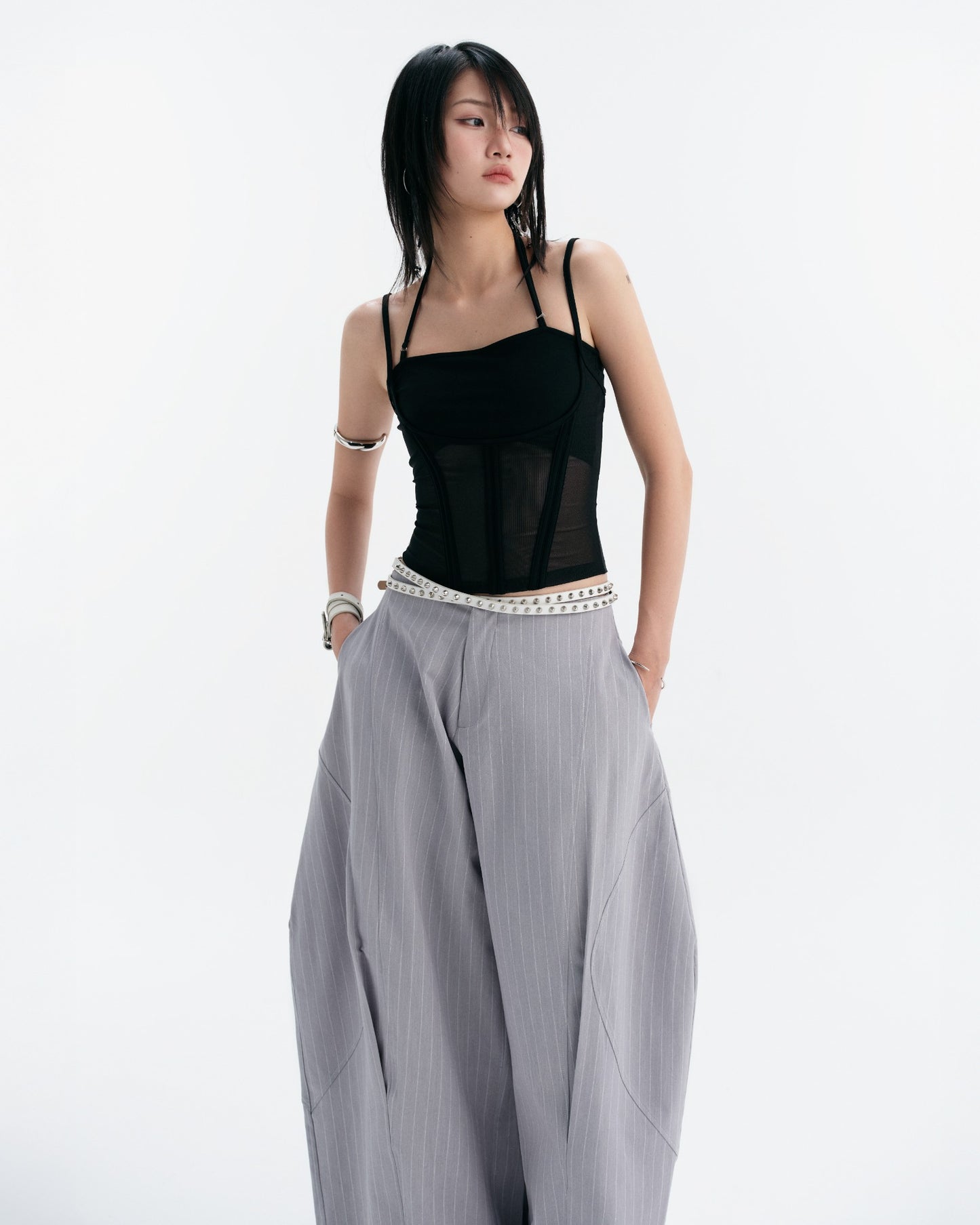 Melios Mesh Top (Black) — Bunnyhill