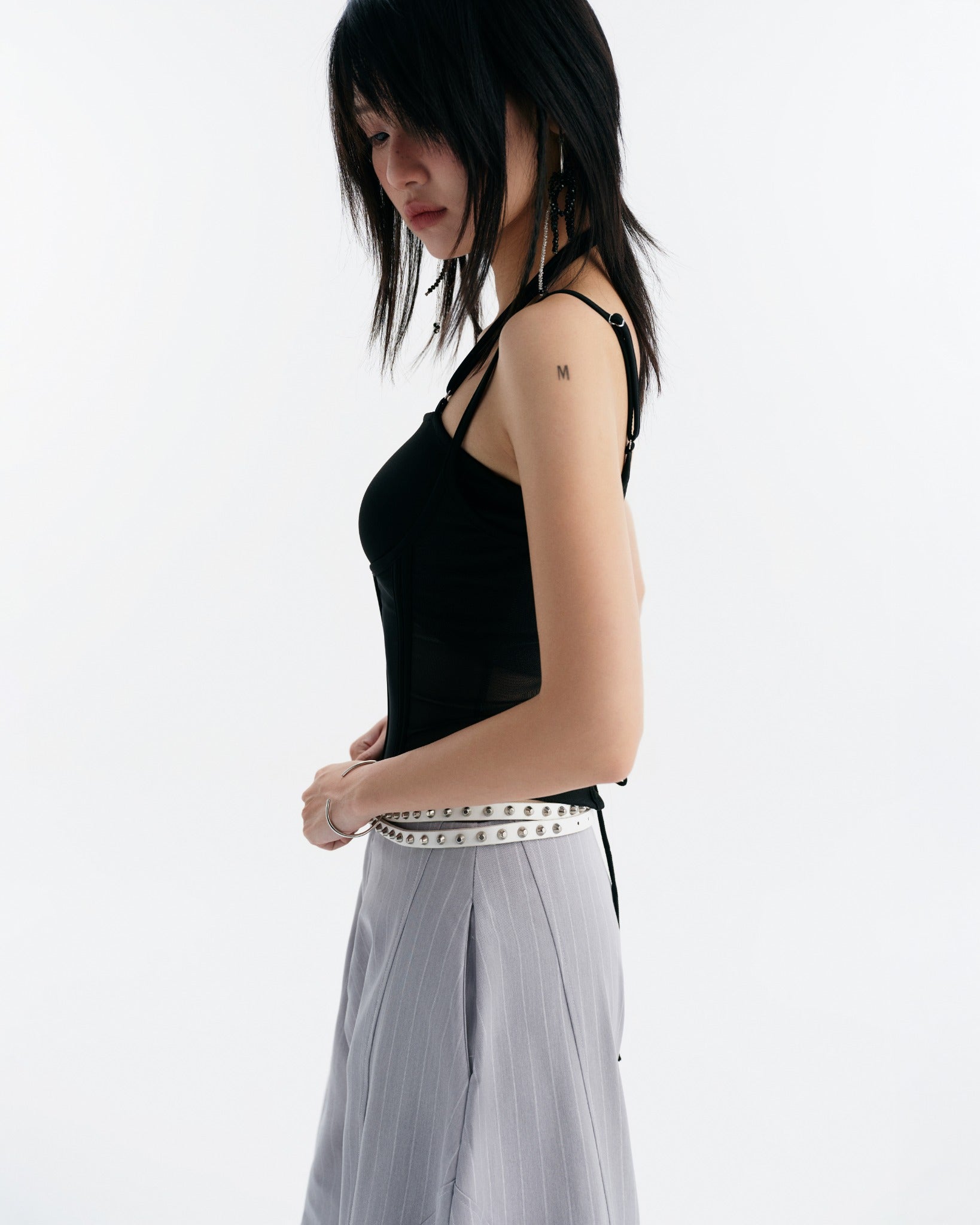 Melios Mesh Top (Black) — Bunnyhill
