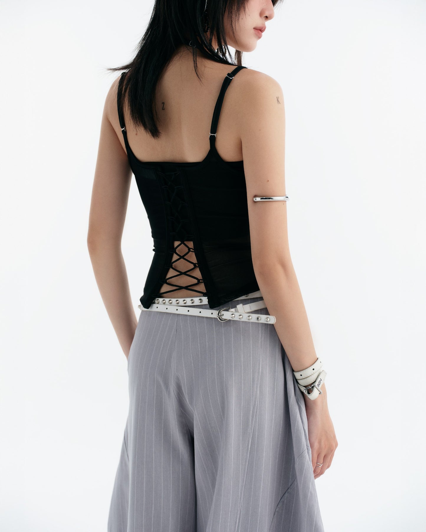 Melios Mesh Top (Black) — Bunnyhill