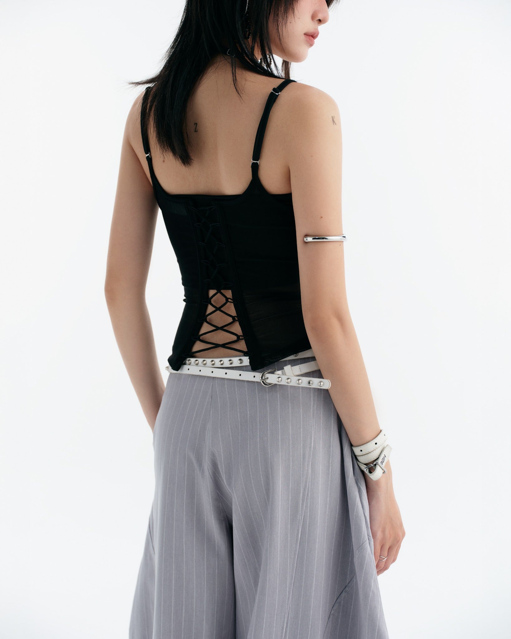 Melios Mesh Top (Black) — Bunnyhill