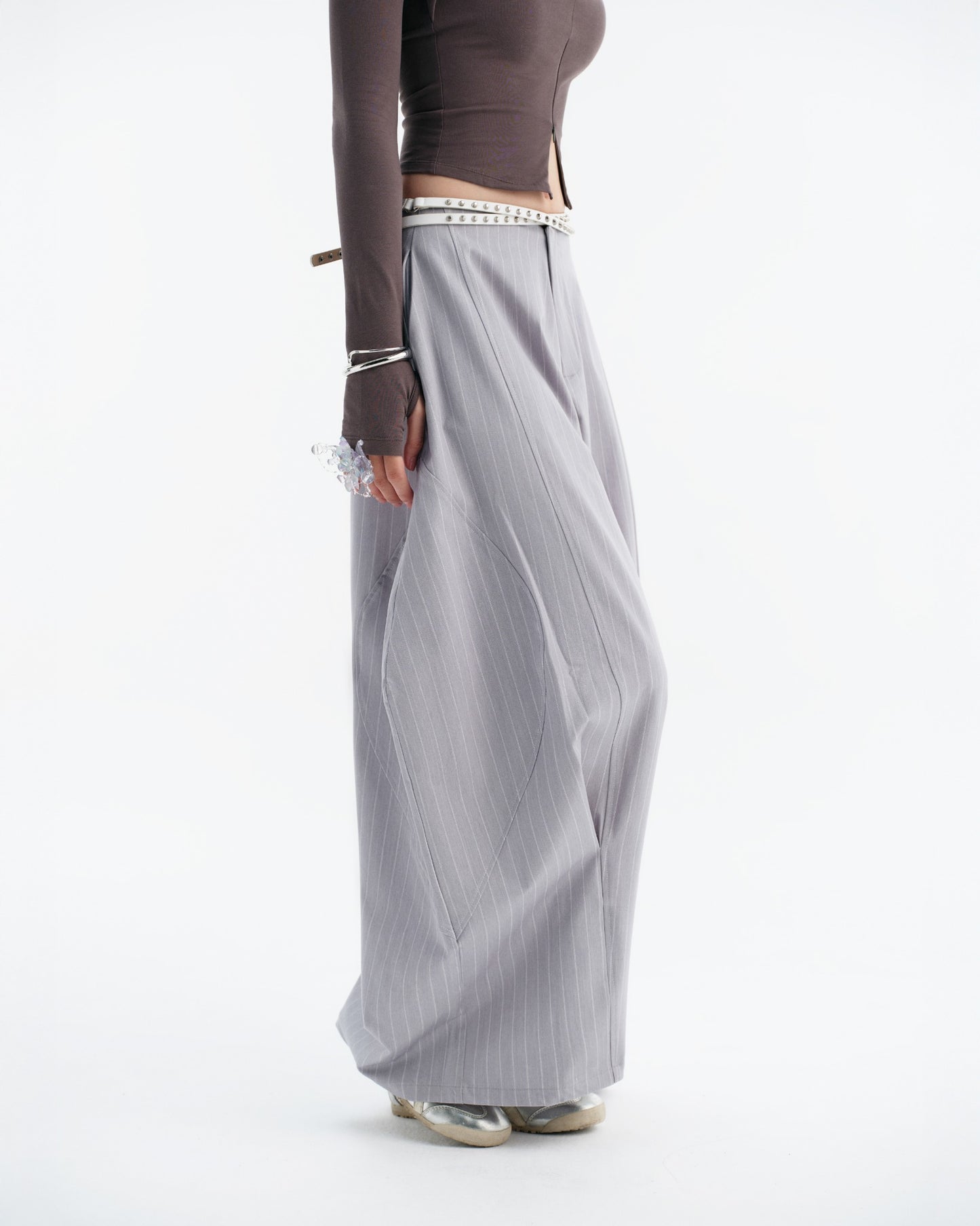 LUFT PANTS GREY BLUE STRIPES | Bunnyhill 褲子 Pants