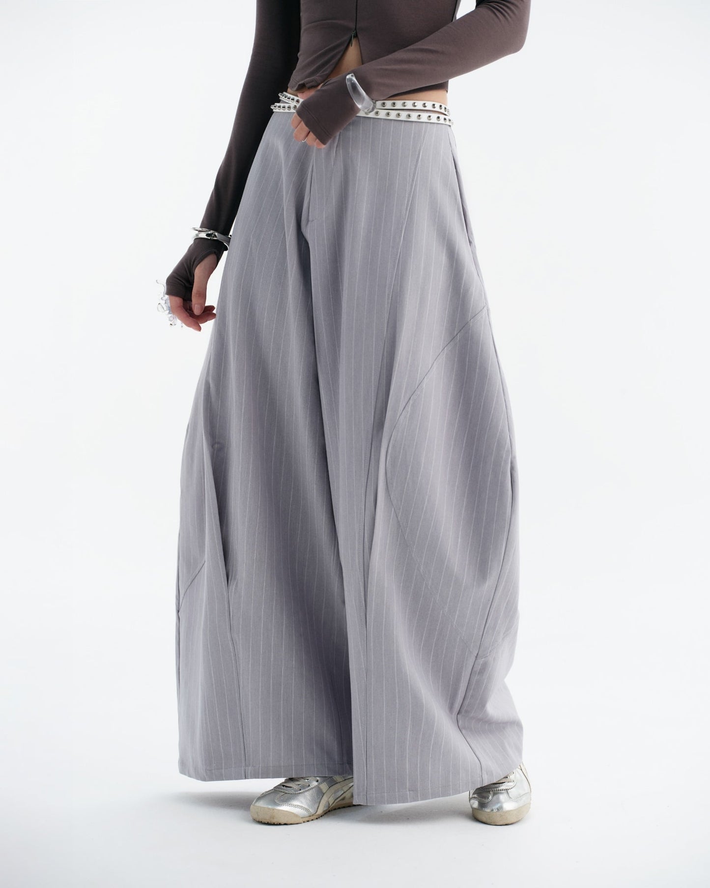 LUFT PANTS GREY BLUE STRIPES | Bunnyhill 褲子 Pants