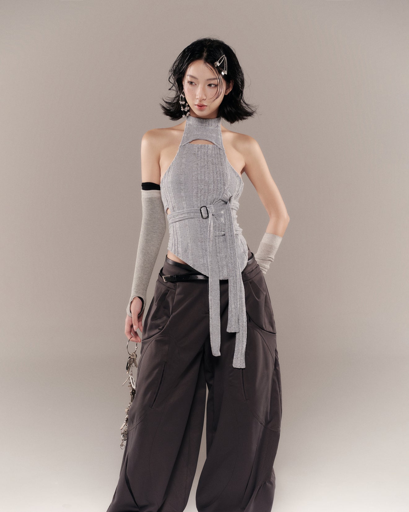 Ruby Top (Blue Grey) — Bunnyhill