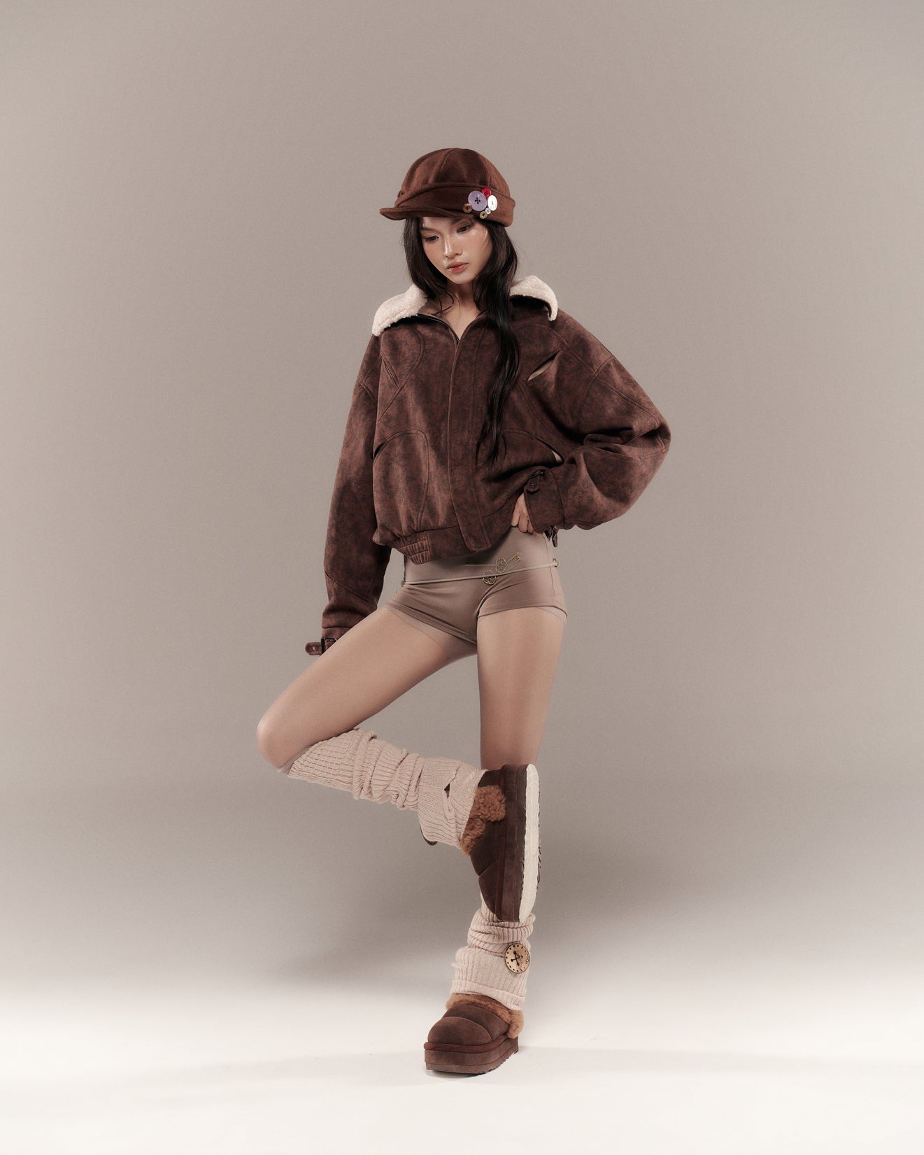Punchy Jacket (Brown) — Bunnyhill