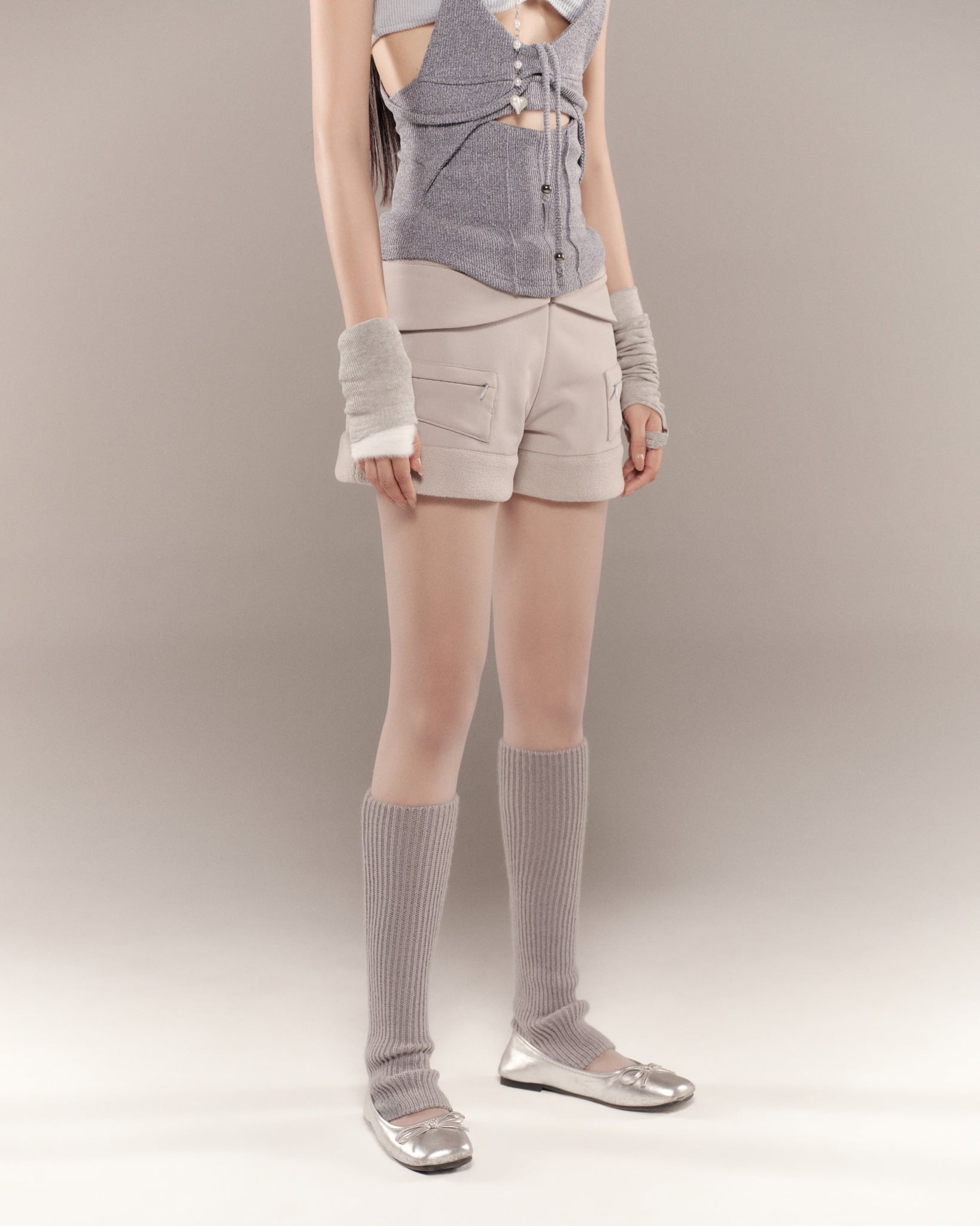 Bernie Top (Grey) — Bunnyhill