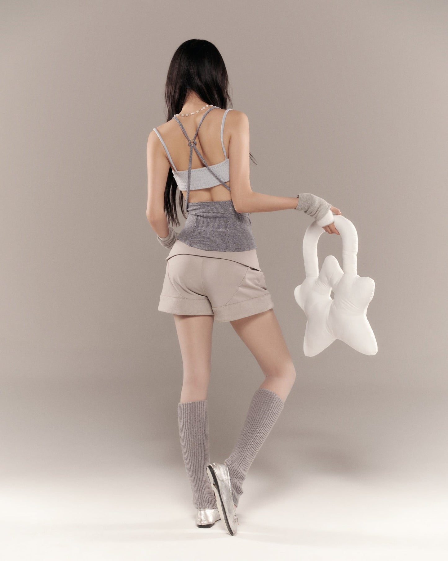 Bernie Top (Grey) — Bunnyhill