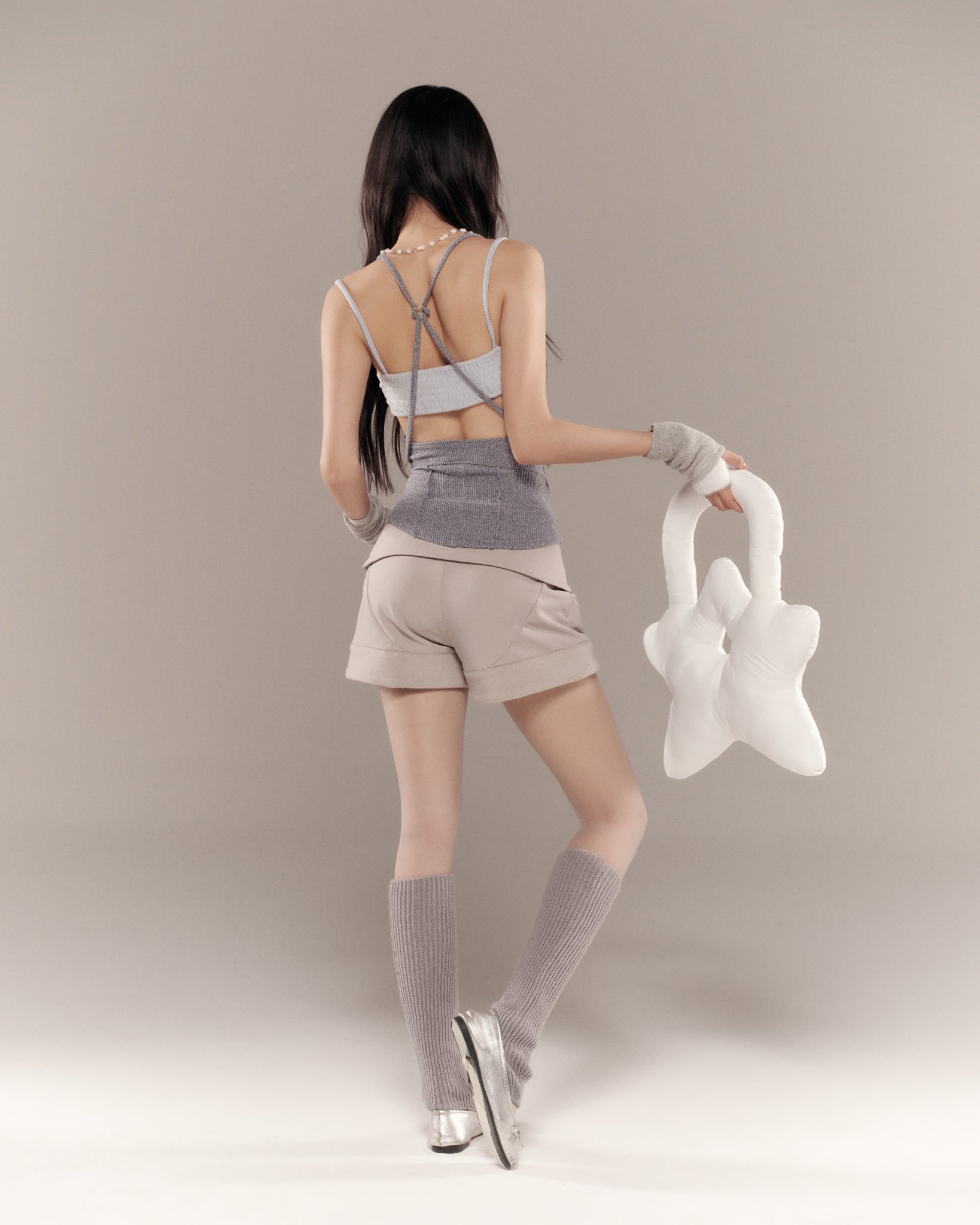 Bernie Top (Grey) — Bunnyhill