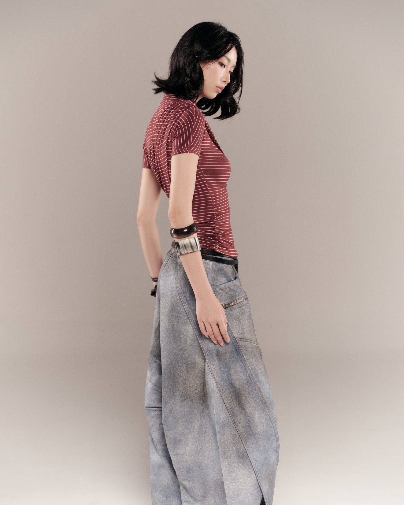 Monty Top (Red Stripes) — Bunnyhill