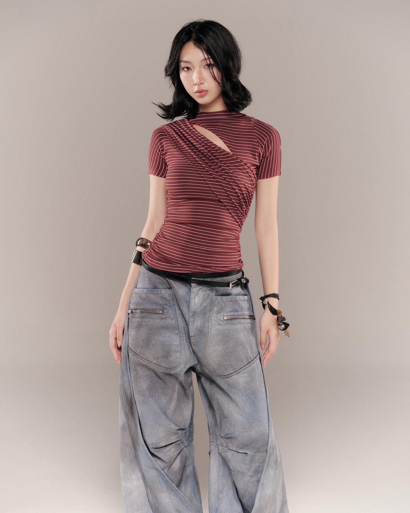 ARCHER PANTS VER JEAN GREY WASH | Bunnyhill 褲子 Pants