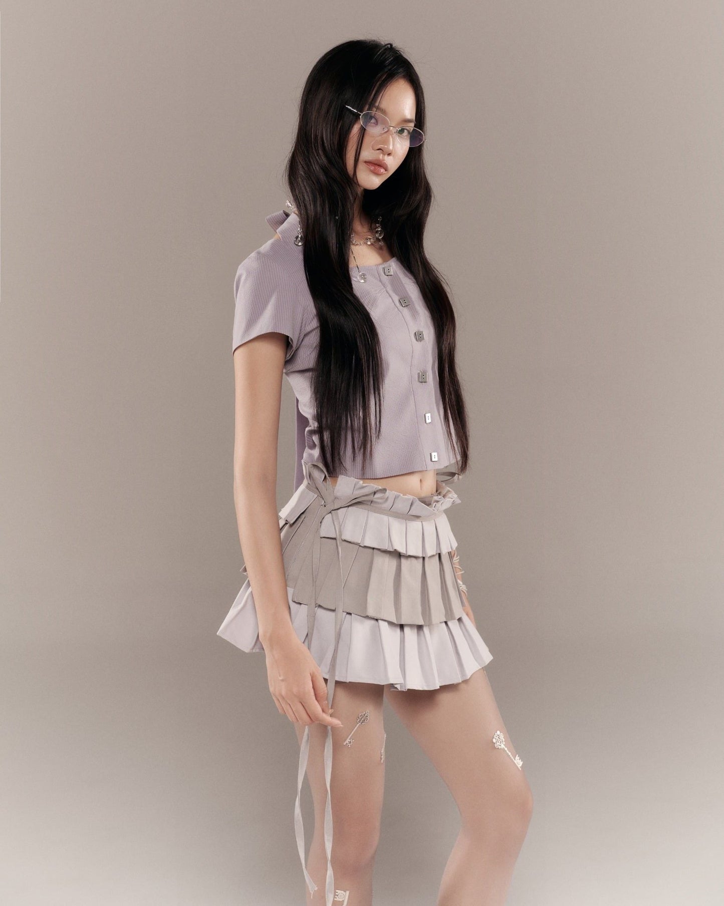 VONNIE SKIRT GREY | Bunnyhill 裙子 Skirt