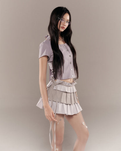 VONNIE SKIRT GREY | Bunnyhill 裙子 Skirt