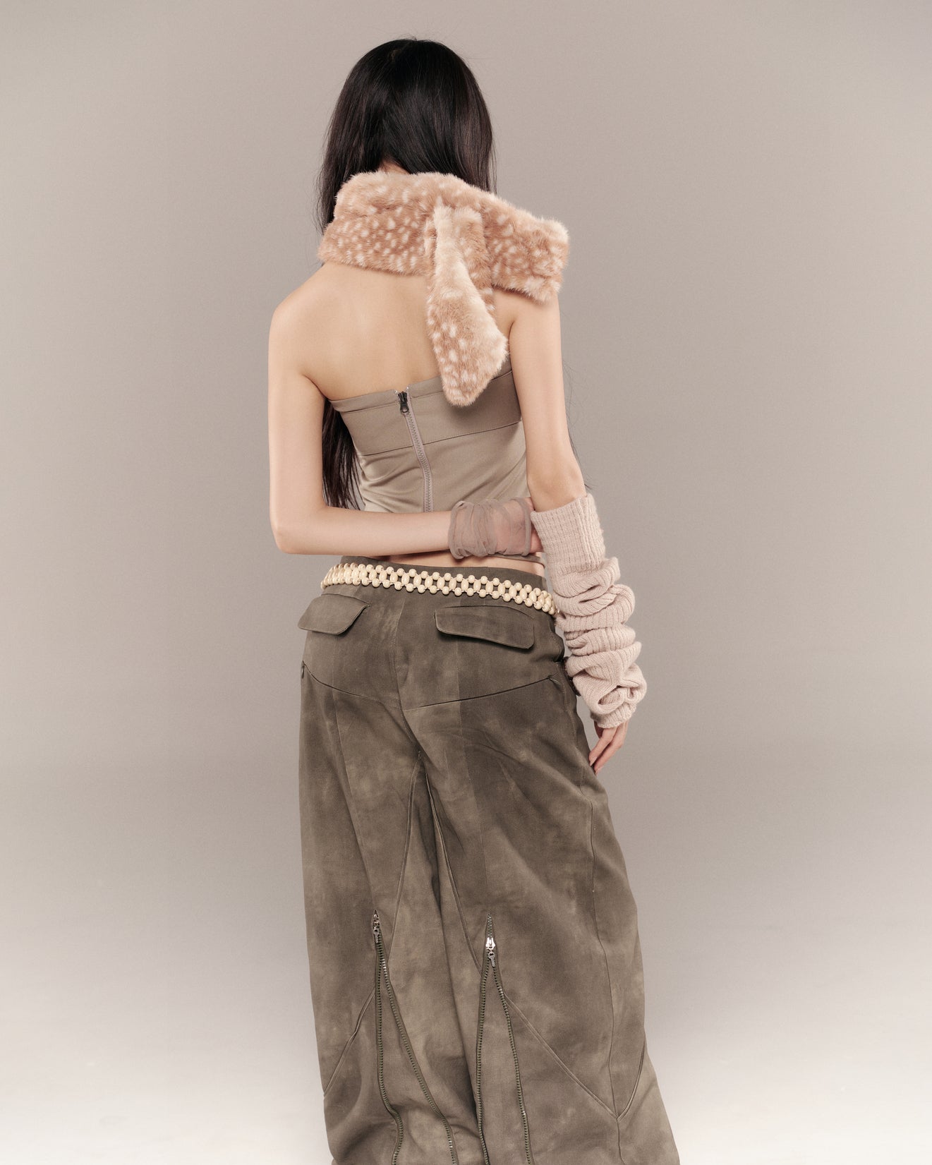 Lullaby Halter Top (Moss Green) — Bunnyhill
