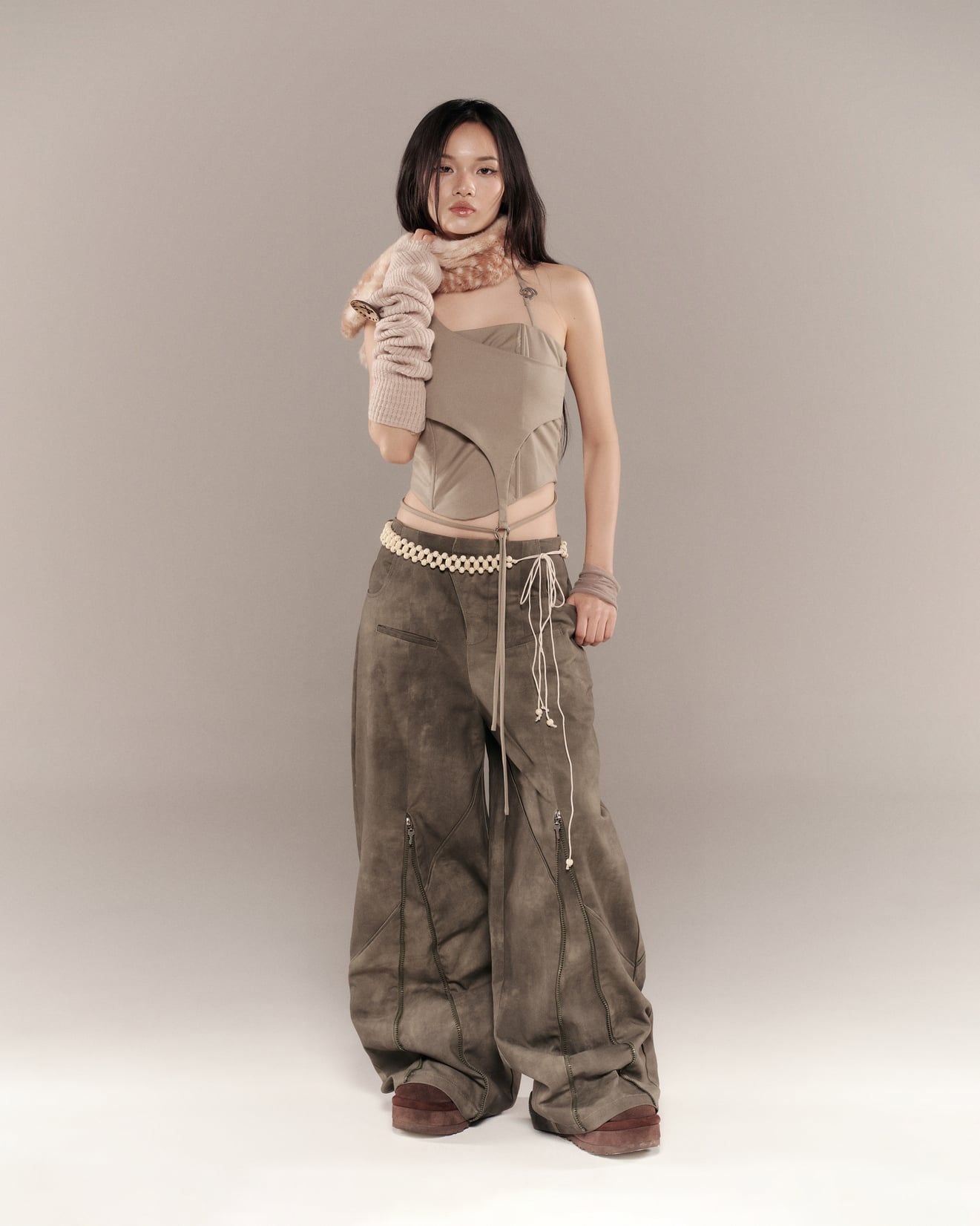 Bunnyhill Quentin 長褲，深綠色