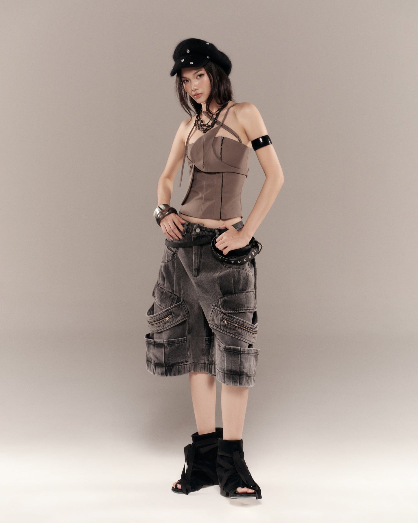 Demos Top (Grey) — Bunnyhill