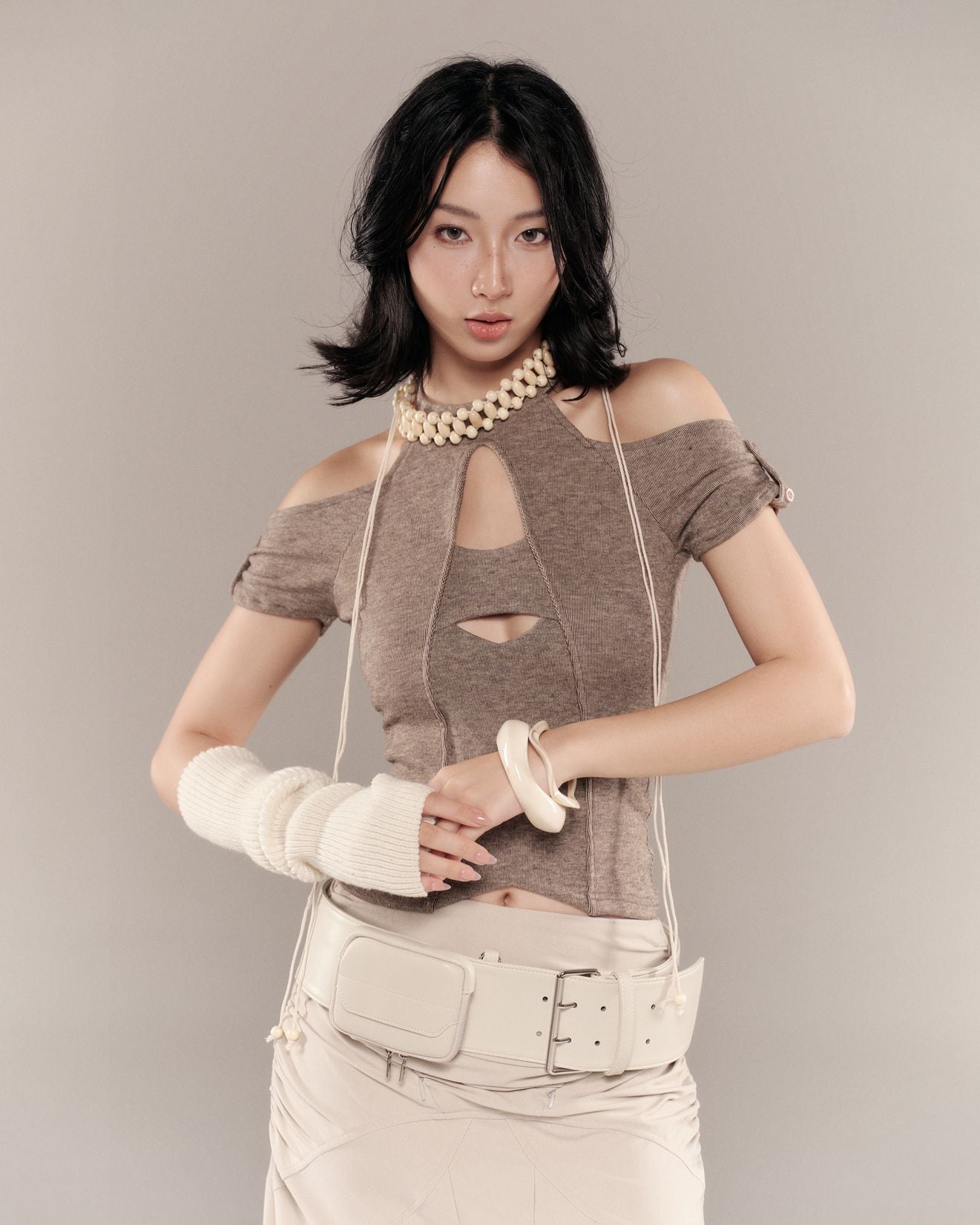 SHANNON SKIRT BEIGE | Bunnyhill 裙子 Skirt
