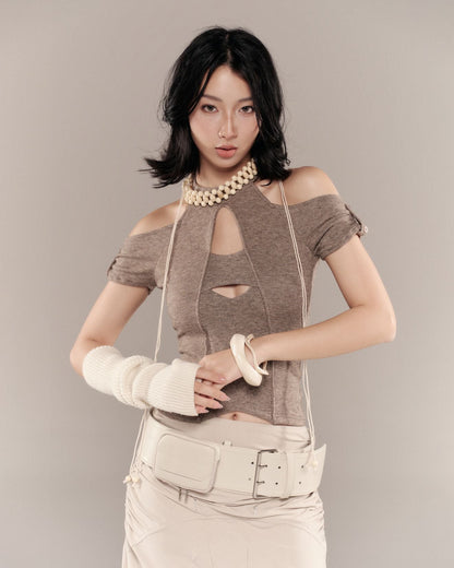 SHANNON SKIRT BEIGE | Bunnyhill 裙子 Skirt
