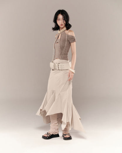 SHANNON SKIRT BEIGE | Bunnyhill 裙子 Skirt
