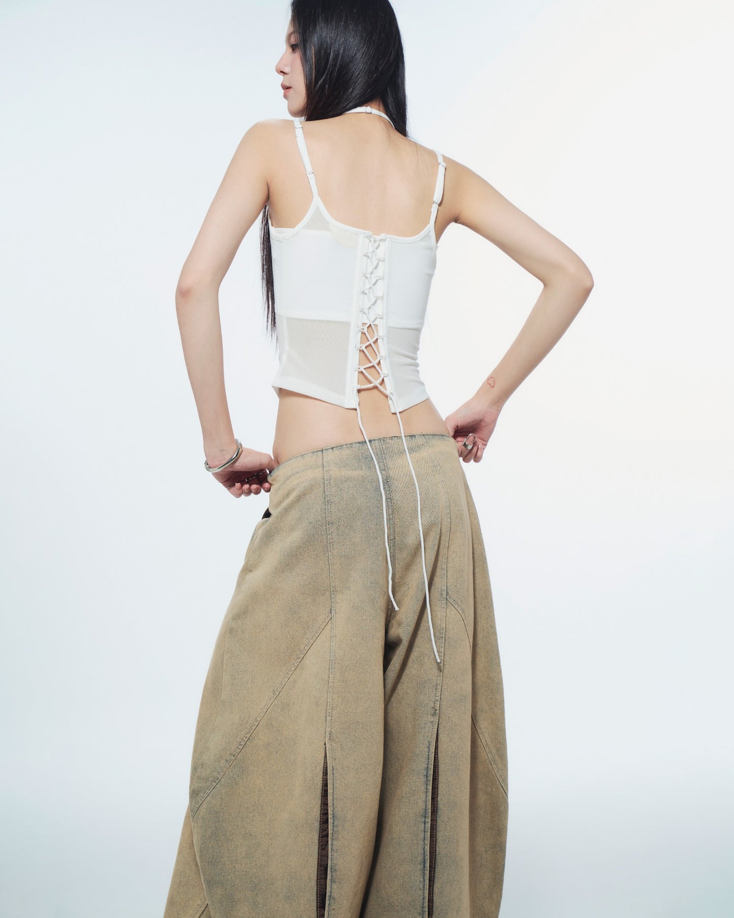 Melios Mesh Top (White) — Bunnyhill