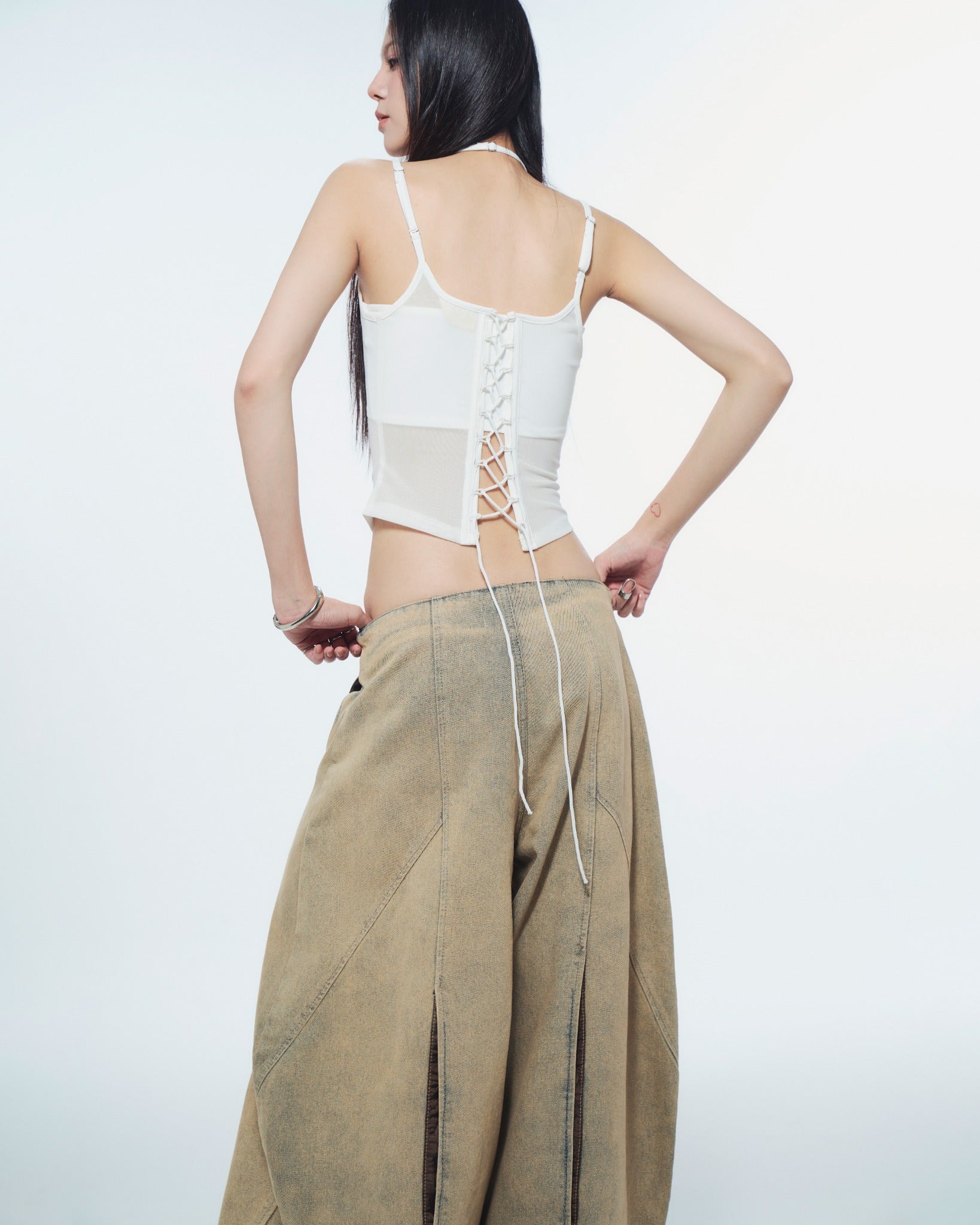 Melios Mesh Top (White) — Bunnyhill