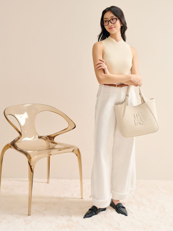 Hapas Camel 壓紋托特袋 袋 2
