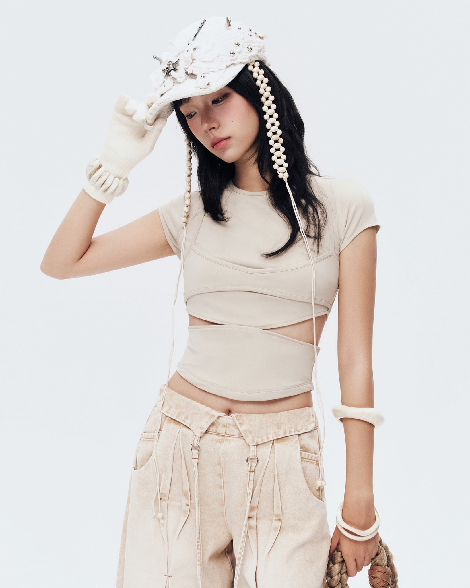 Kush Top (Light Beige) — Bunnyhill