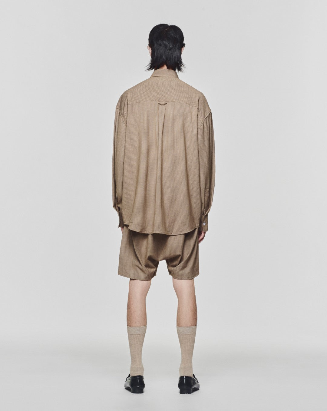 Lider LAIDBACK CHECK SHIRT - Still Sand 恤衫