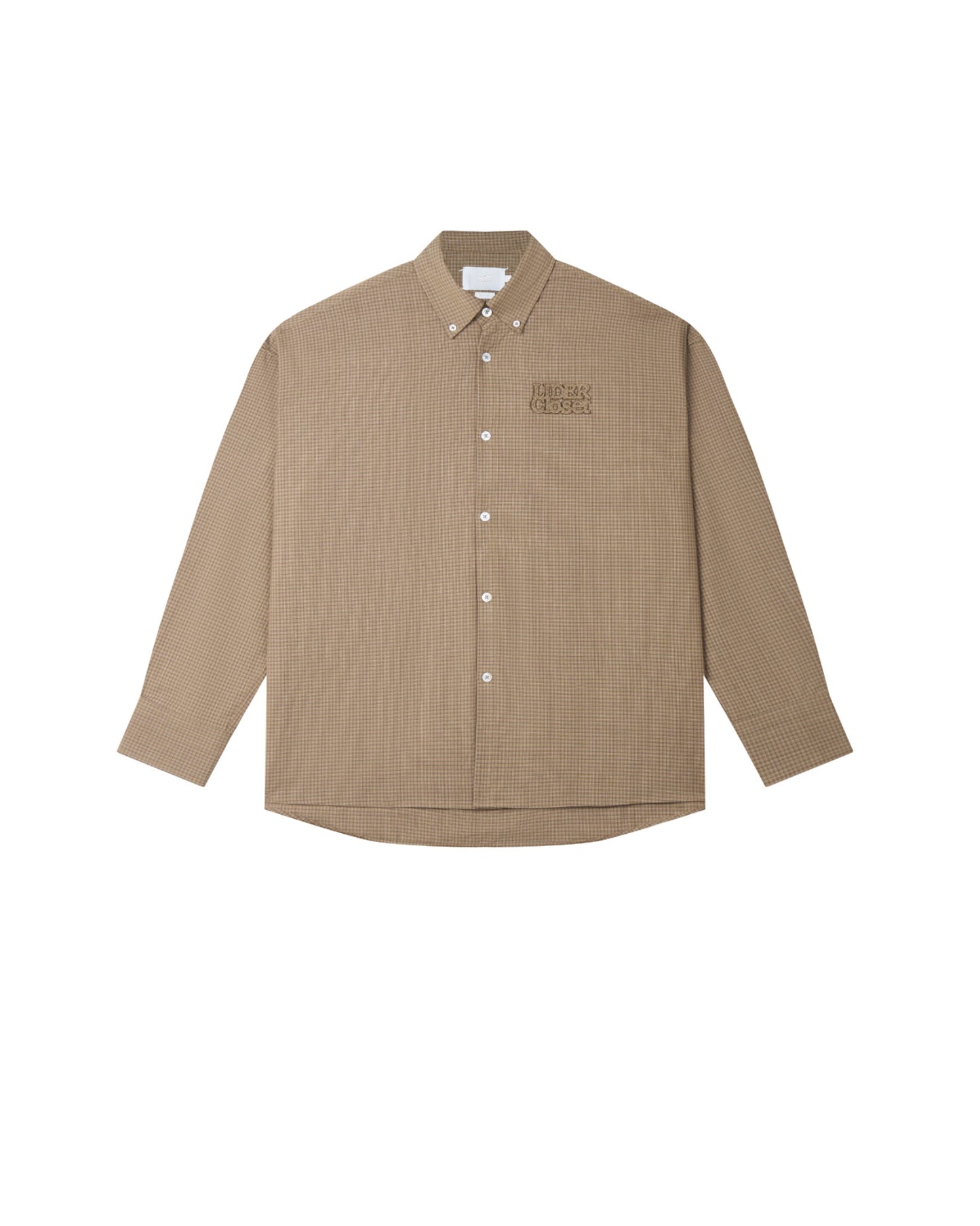 Lider LAIDBACK CHECK SHIRT - Still Sand 恤衫