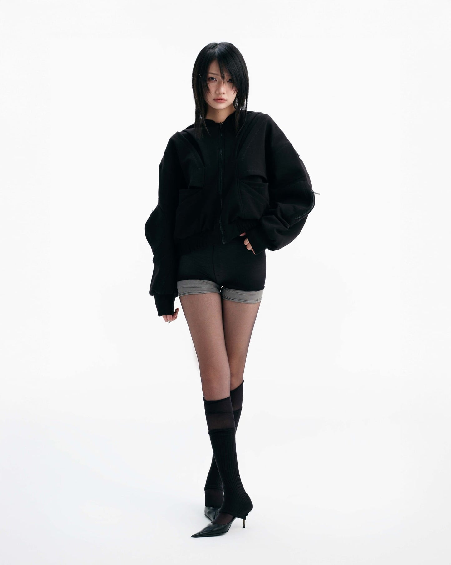Maple Jacket (Black) — Bunnyhill