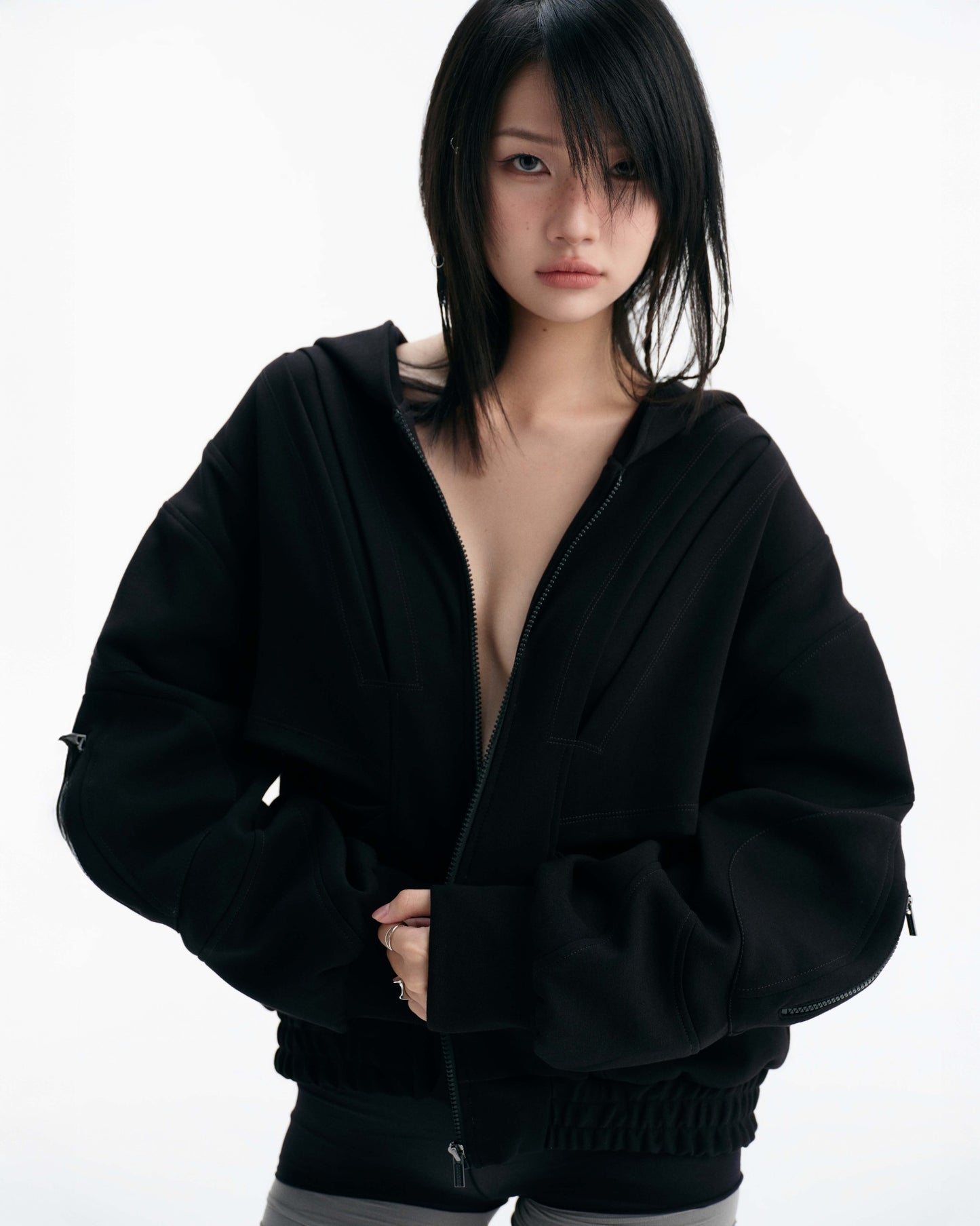 Maple Jacket (Black) — Bunnyhill