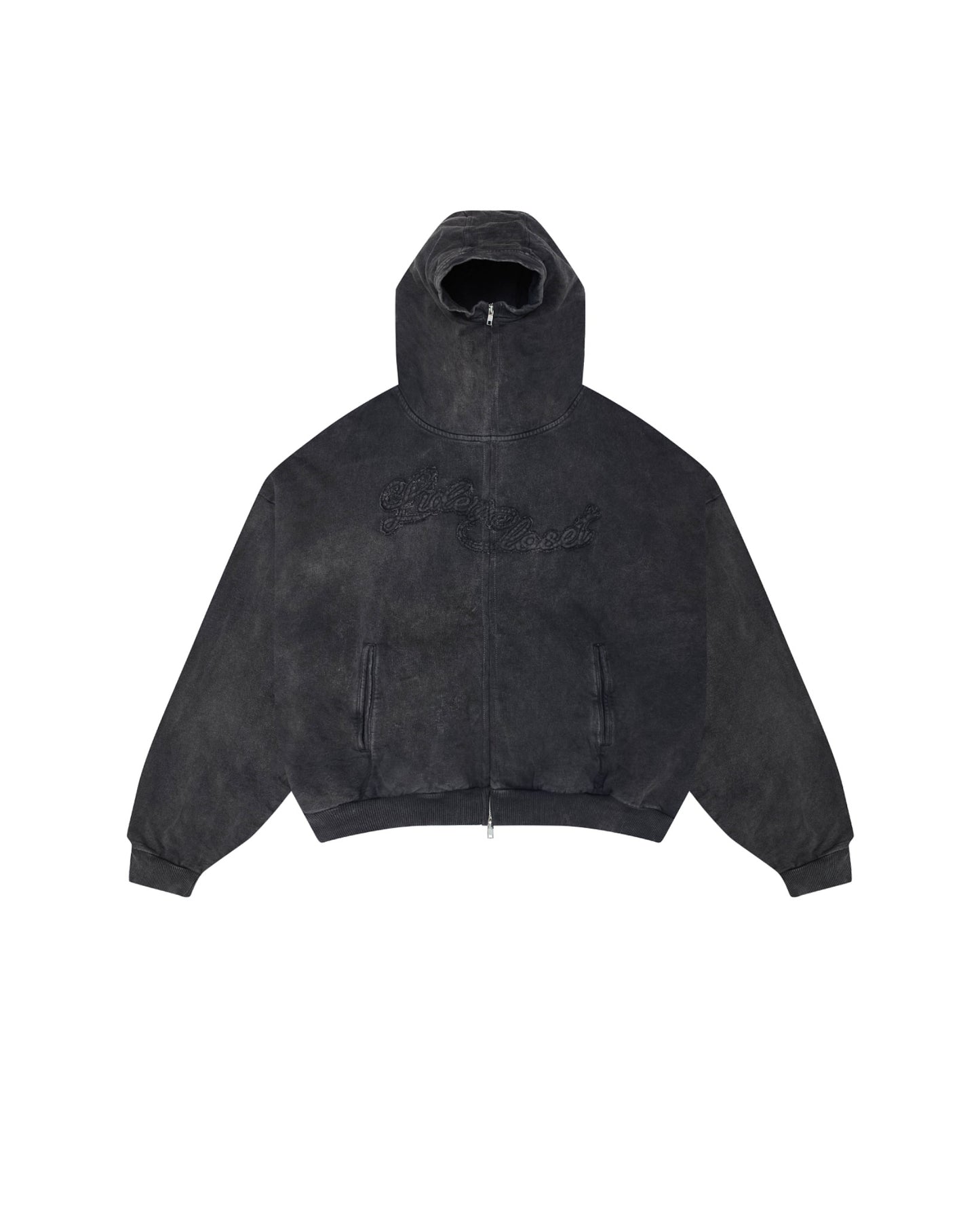 Lider OUTSIDER ZIPPER JACKET - Washed Charcoal 外套