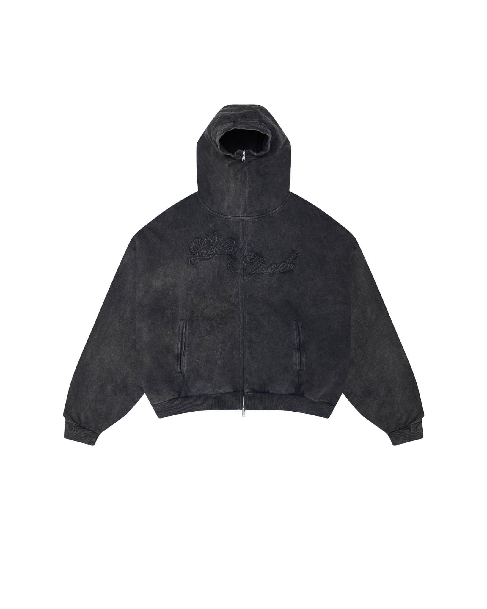 Lider OUTSIDER ZIPPER JACKET - Washed Charcoal 外套