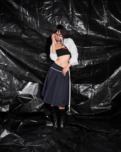 PUFFBALL CROP SHIRT