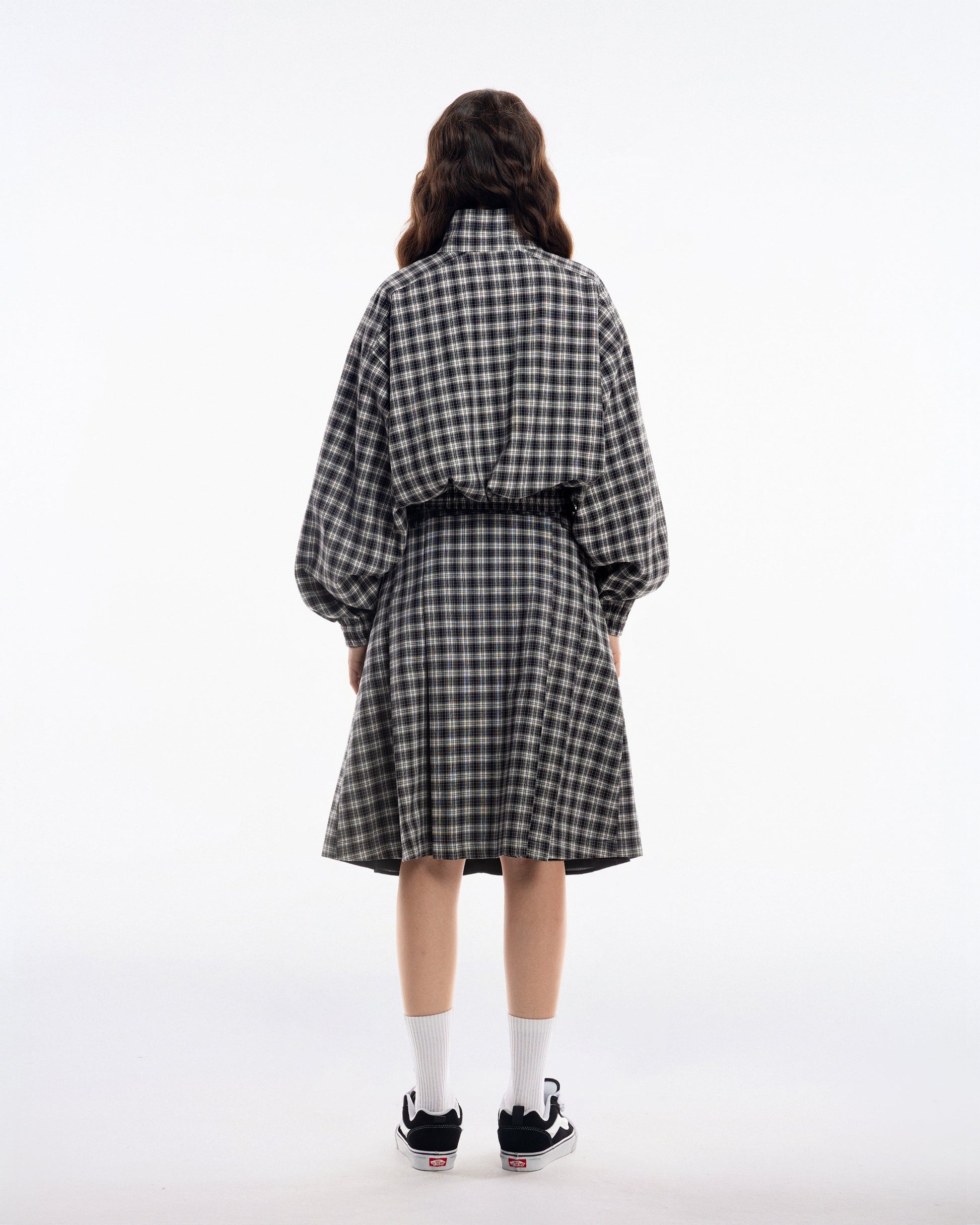 Gingham Midi Skirt