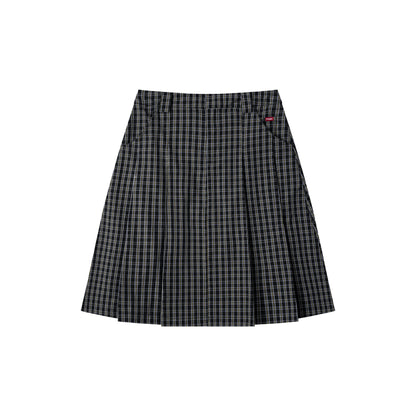 Gingham Midi Skirt