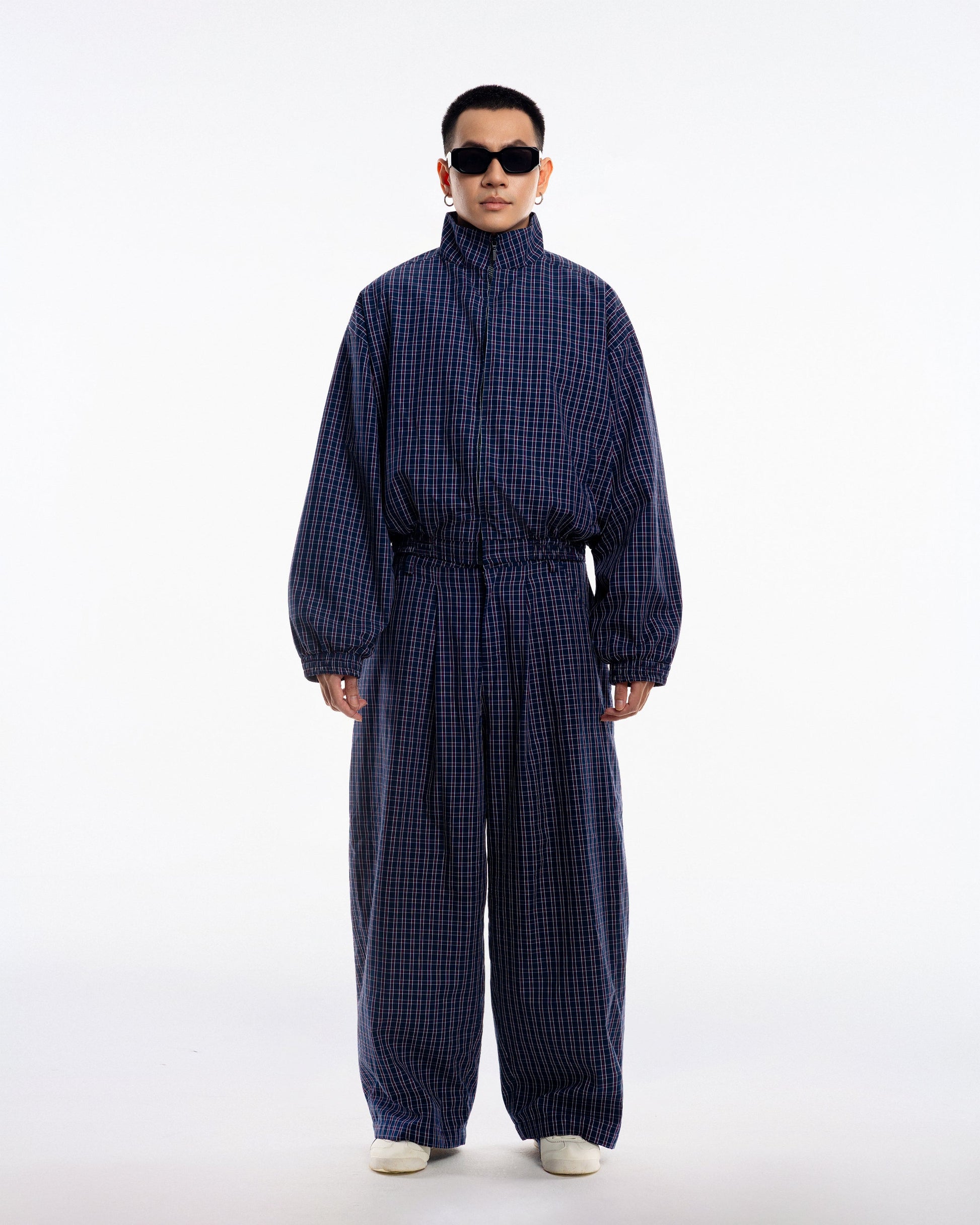 Gingham Wide Pants