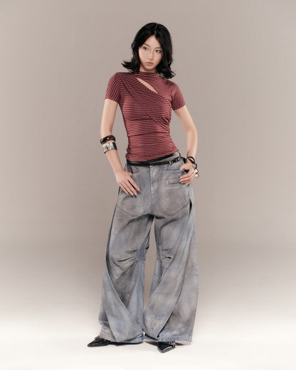 ARCHER PANTS VER JEAN GREY WASH | Bunnyhill 褲子 Pants