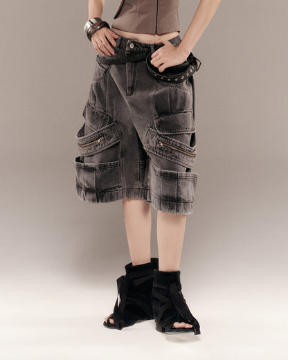GASMIRA SHORTS GREY WASH | Bunnyhill 短褲 Shorts