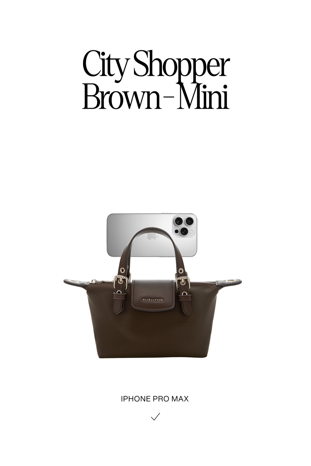 Floralpunk City Shopper Mini - Brown 袋 3