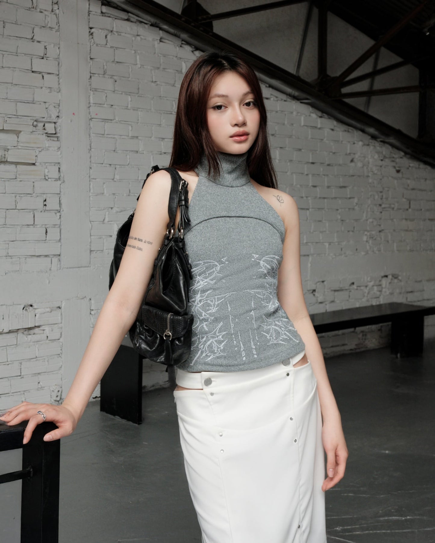 Rue Tanktop (Grey) — Bunnyhill