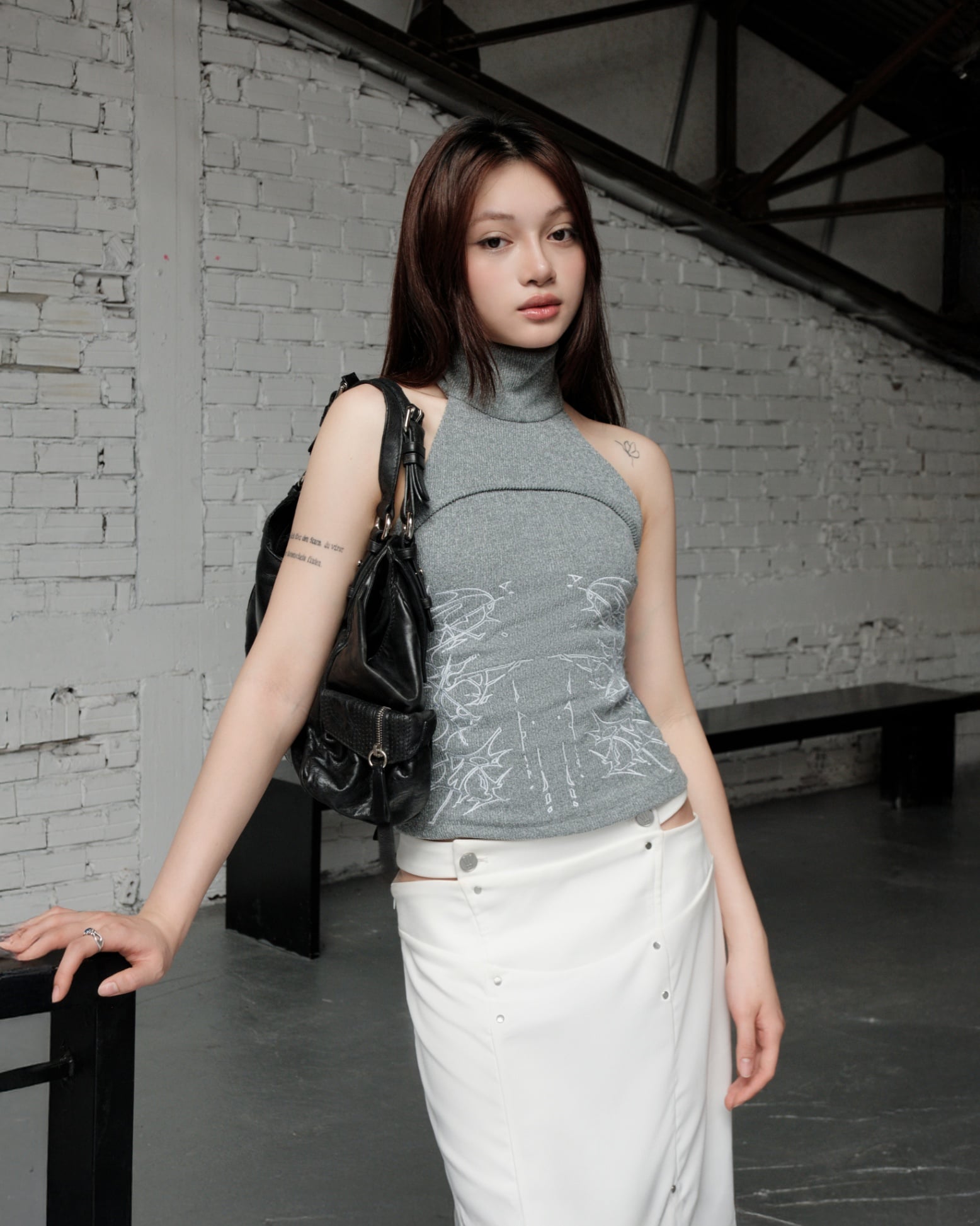 Rue Tanktop (Grey) — Bunnyhill